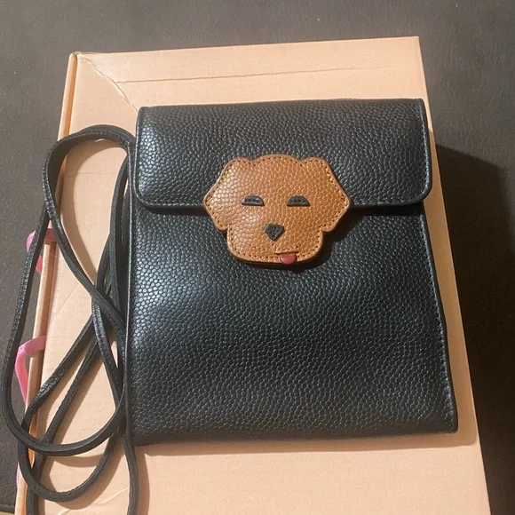 JP Ourse & CIE Black Leather
Crossbody Purse Dog, Phone - Picture 3 of 10